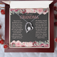 Heart Pendant Necklace - Birthday Gift for Grandma or Grandmother, Nana Meemaw Mimi Present GMX9