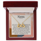 Double Heart Delicate Necklace | Grandmother, Grandma, Granny, Nana, Meemaw