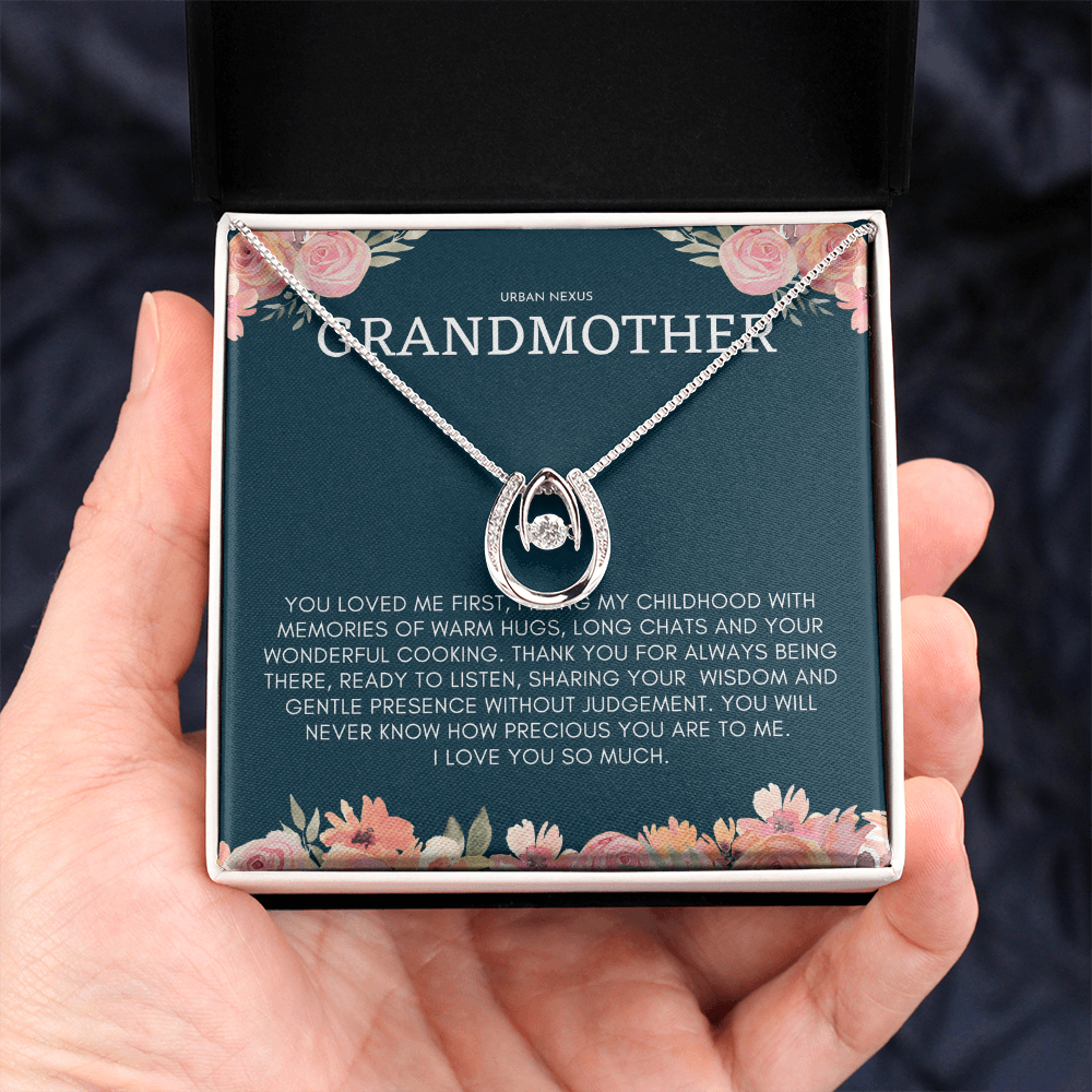 Horseshoe Necklace | Grandma