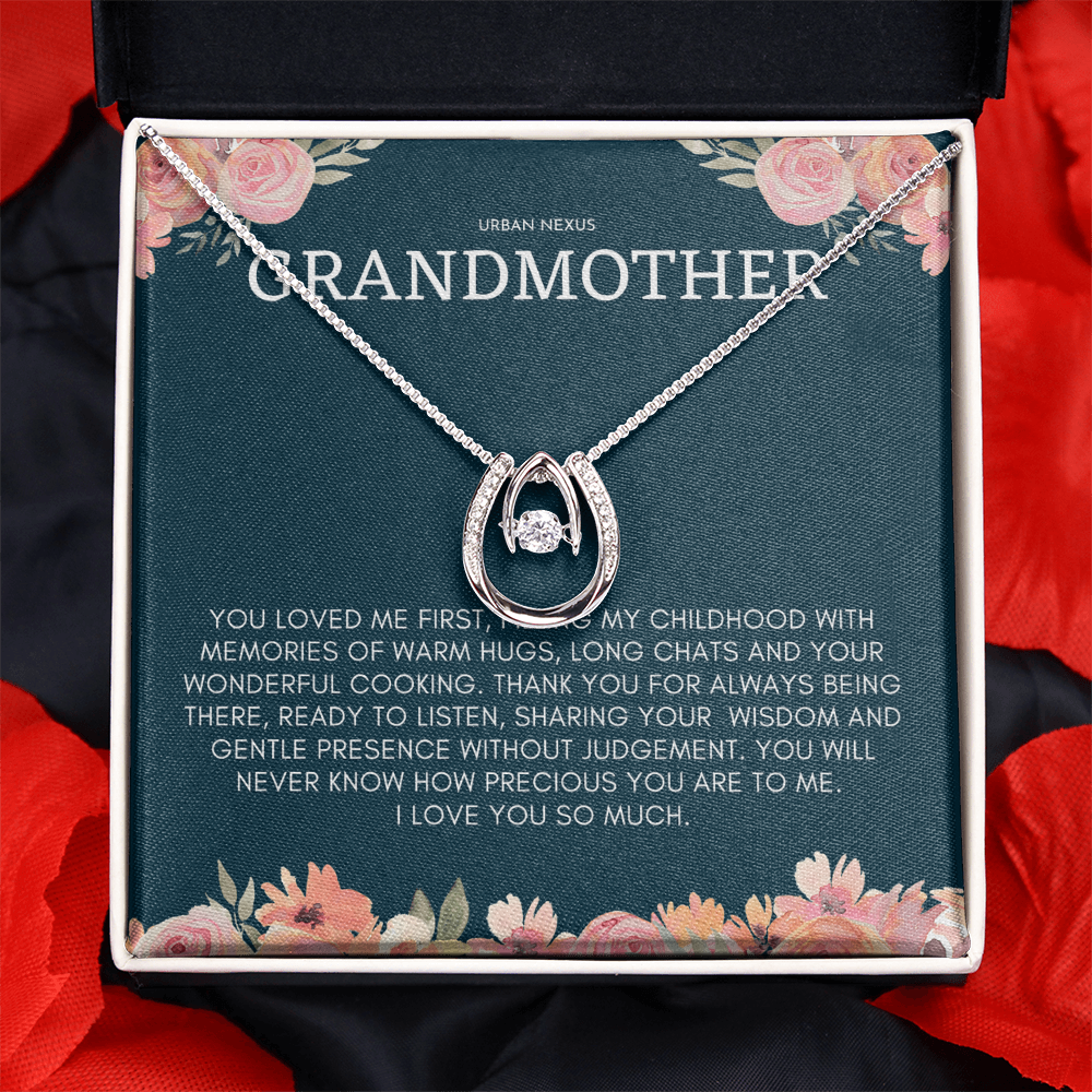Horseshoe Necklace | Grandma