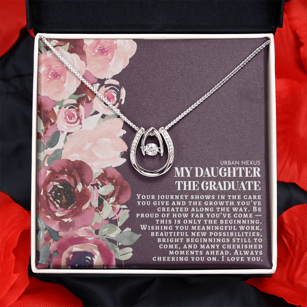 Horseshoe Necklace | Graduation Gift for My Daughter GHX2