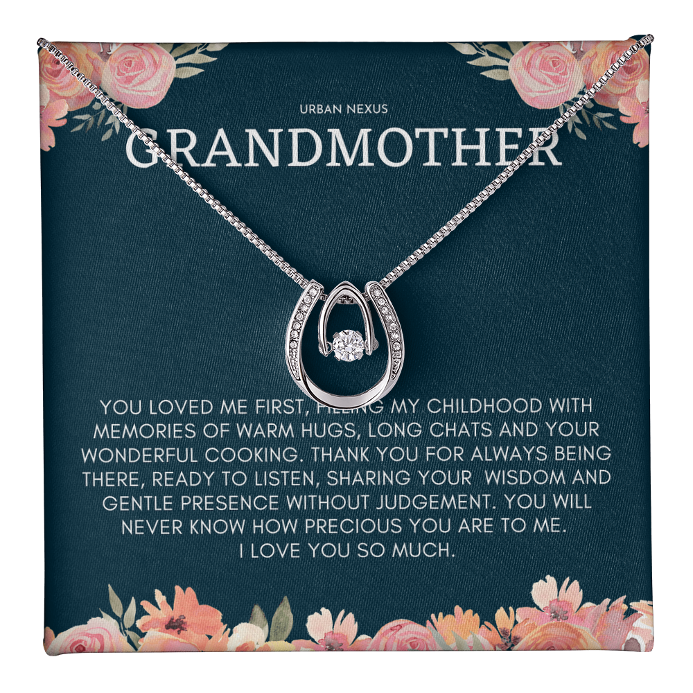 Horseshoe Necklace | Grandma