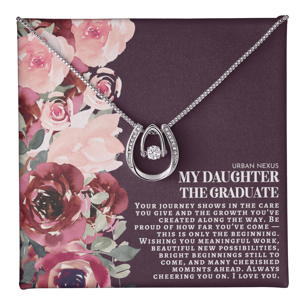 Horseshoe Necklace | Graduation Gift for My Daughter GHX2