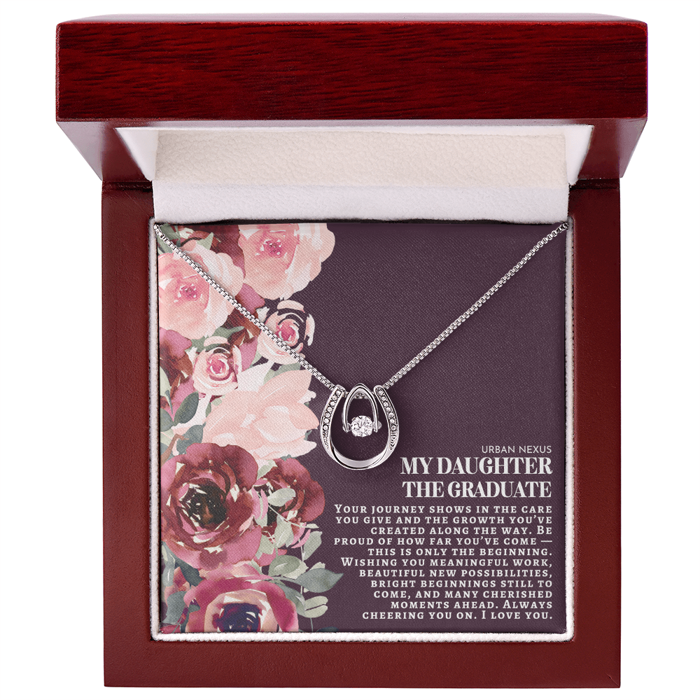 Horseshoe Necklace | Graduation Gift for My Daughter GHX2