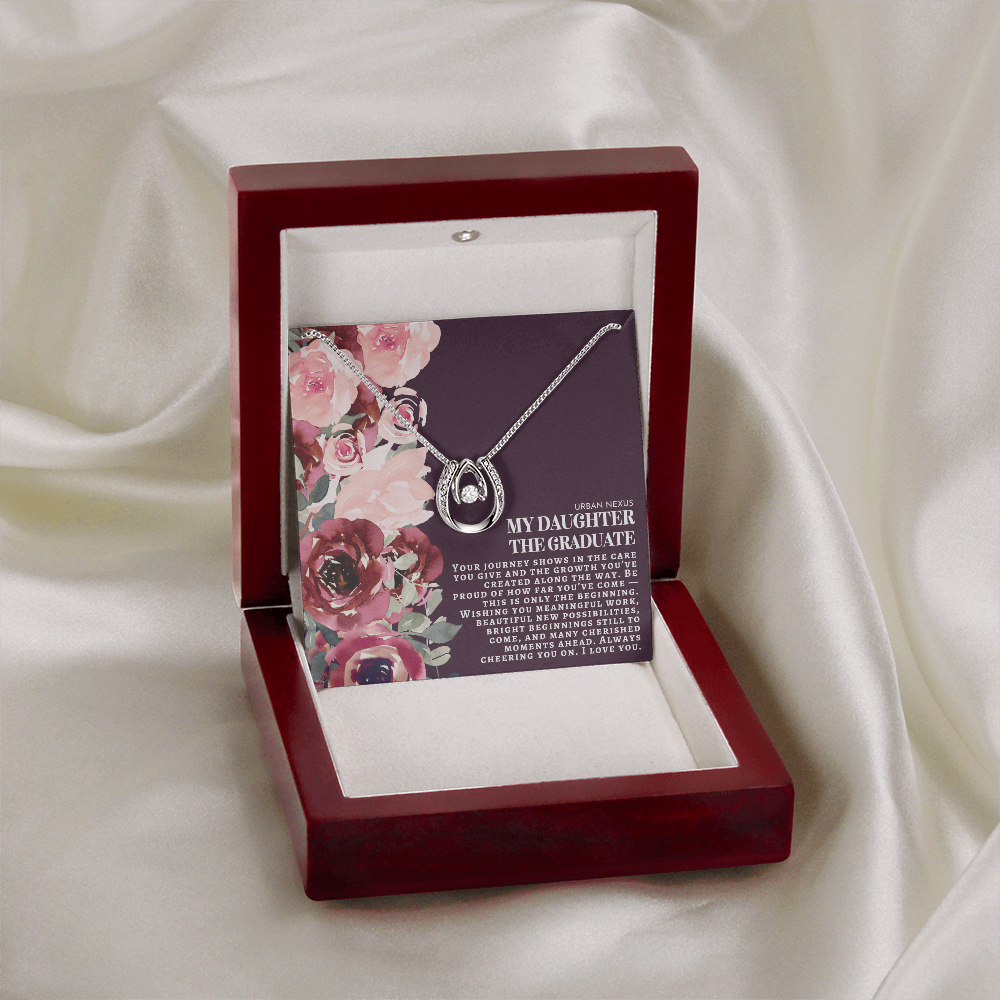 Horseshoe Necklace | Graduation Gift for My Daughter GHX2