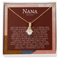 Ribbon Pendant Necklace - Birthday Gift for Grandma or Grandmother, Nana Meemaw Mimi Present GMX6