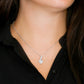 Ribbon Pendant Necklace | Sister, Adopted or Step Sister Graduation GHX6