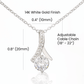 Ribbon Pendant Necklace - Birthday Gift for Grandma or Grandmother, Nana Meemaw Mimi Present GMX6