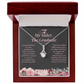 Ribbon Pendant Necklace | Sister, Adopted or Step Sister Graduation GHX6