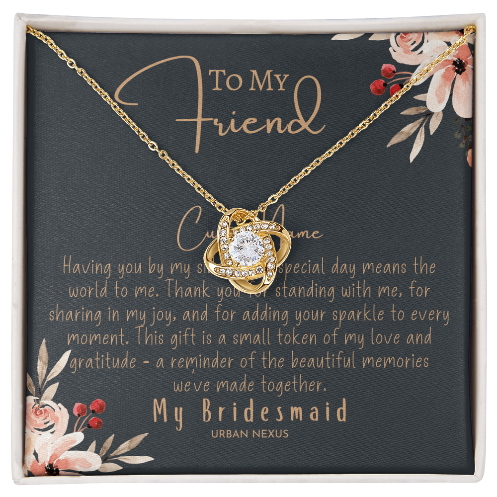 Love Knot Necklace | My Friend My Bridesmaid BMG9