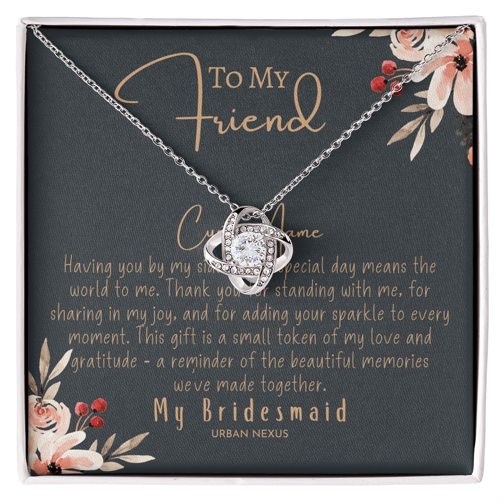 Love Knot Necklace | My Friend My Bridesmaid BMG9