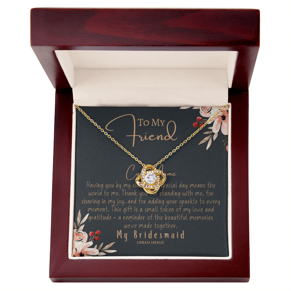 Love Knot Necklace | My Friend My Bridesmaid BMG9