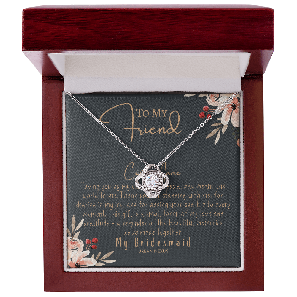 Love Knot Necklace | My Friend My Bridesmaid BMG9