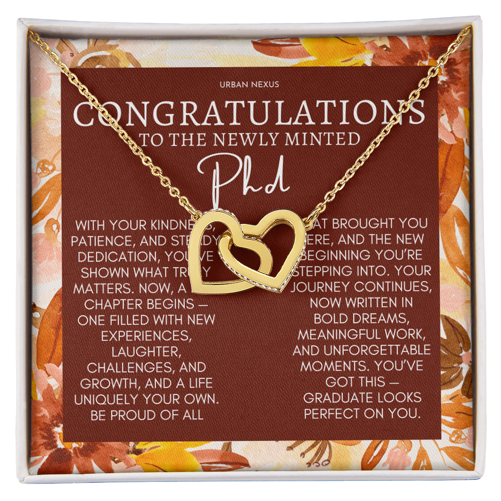PHD Graduation Necklace Gift for Her GHX14