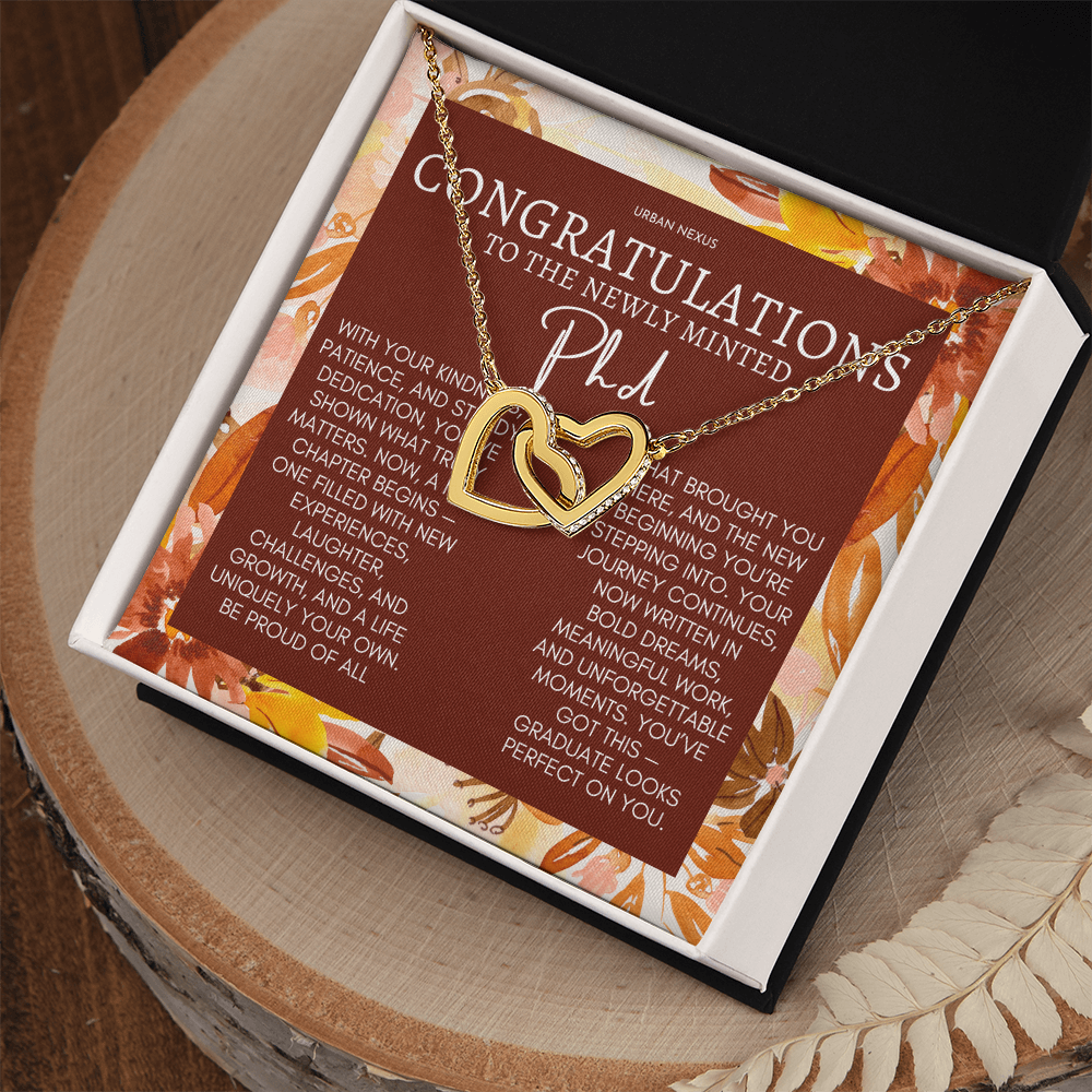 PHD Graduation Necklace Gift for Her GHX14