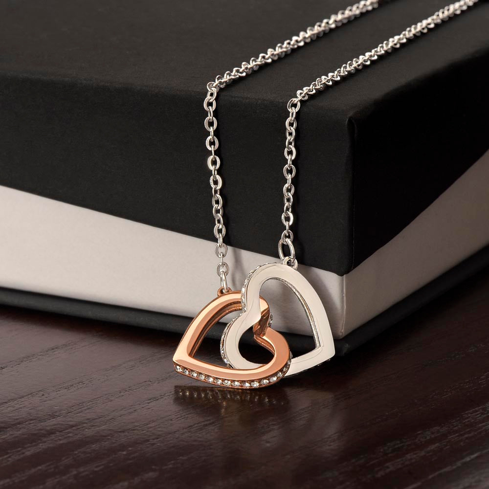 Linked Hearts Charm Necklace | Grandmother, Granny, Nana, Meemaw