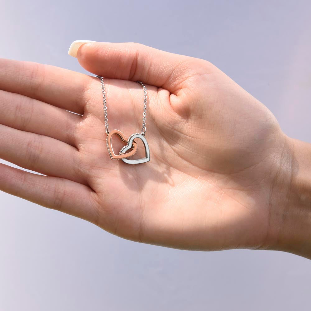 Linked Hearts Charm Necklace | Grandmother, Granny, Nana, Meemaw