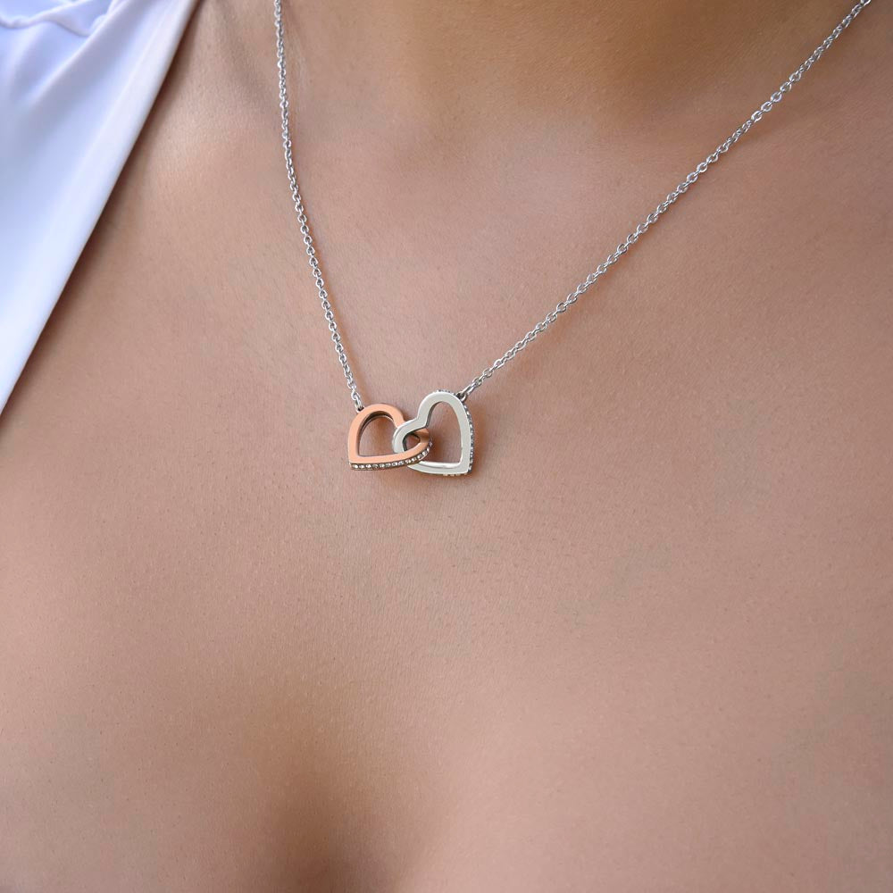 Linked Hearts Charm Necklace | Grandmother, Granny, Nana, Meemaw