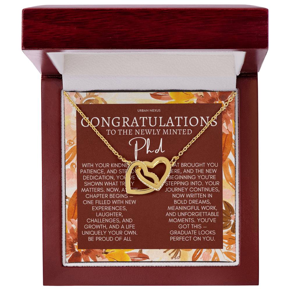 PHD Graduation Necklace Gift for Her GHX14