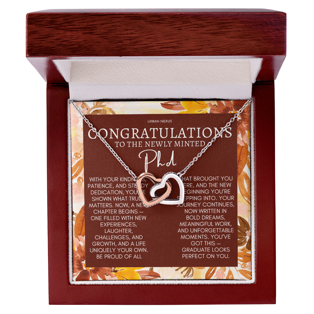 PHD Graduation Necklace Gift for Her GHX14
