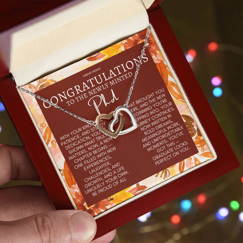 PHD Graduation Necklace Gift for Her GHX14