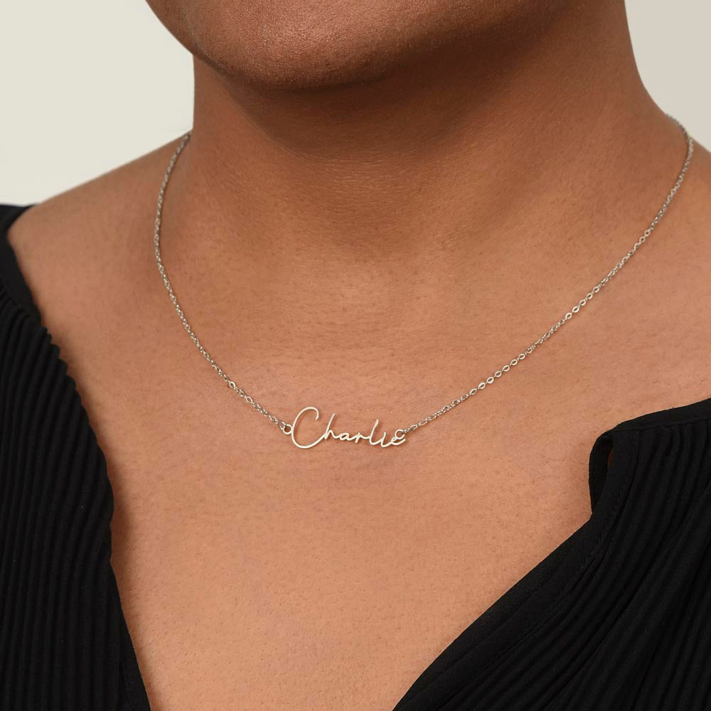 Horizontal Custom Name Nacklace | Graduation Gift for My Best Friend GHX3