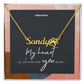 Pet Parent Name Necklace for Grandma | My Heart is Wherever You Are
