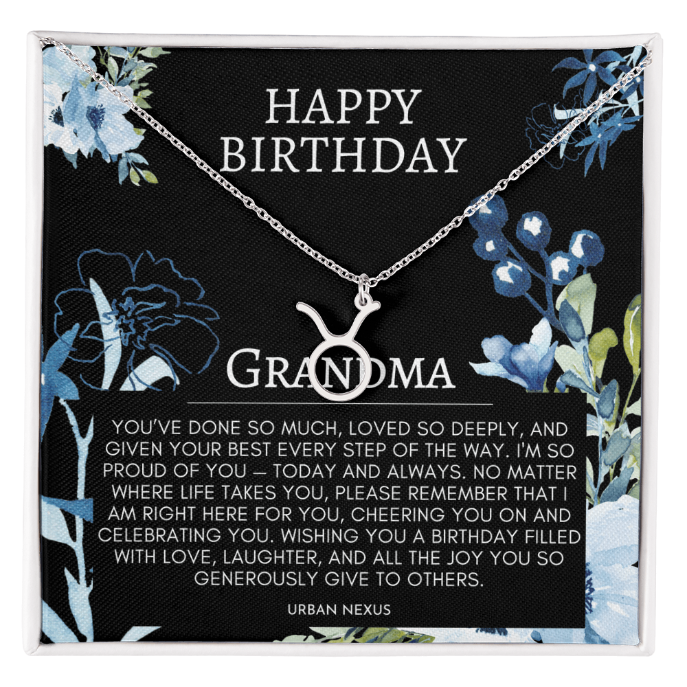 Grandmother Dainty Necklace | Horoscope, Zodiac, Star Sign