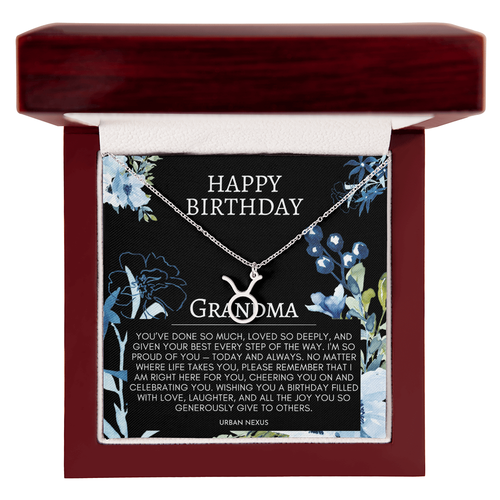 Grandmother Dainty Necklace | Horoscope, Zodiac, Star Sign