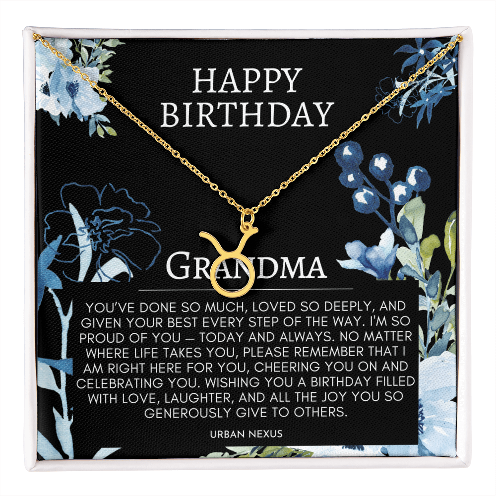 Grandmother Dainty Necklace | Horoscope, Zodiac, Star Sign