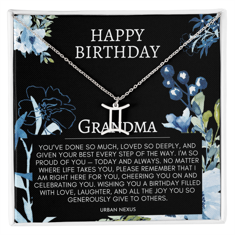 Grandmother Dainty Necklace | Horoscope, Zodiac, Star Sign