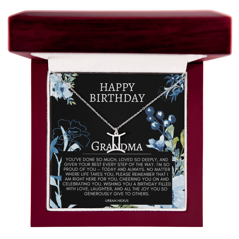 Grandmother Dainty Necklace | Horoscope, Zodiac, Star Sign