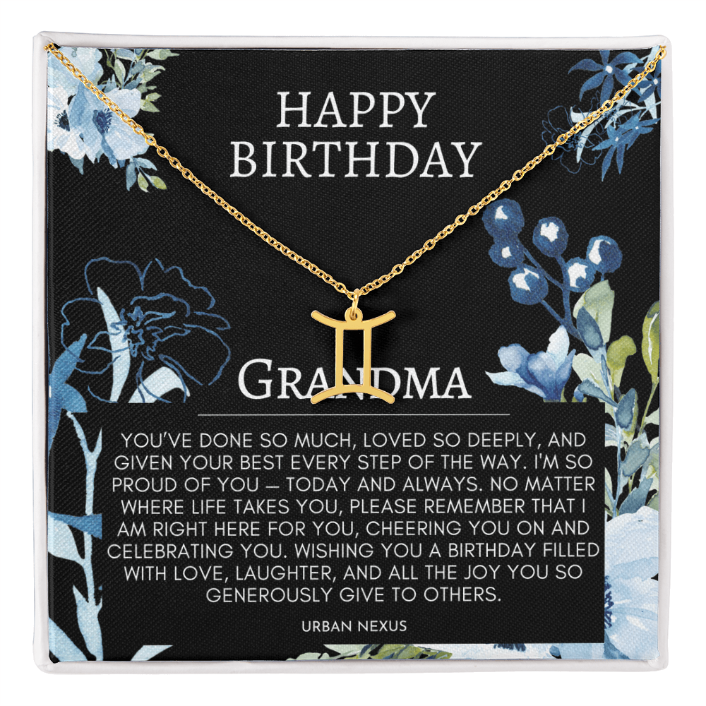Grandmother Dainty Necklace | Horoscope, Zodiac, Star Sign
