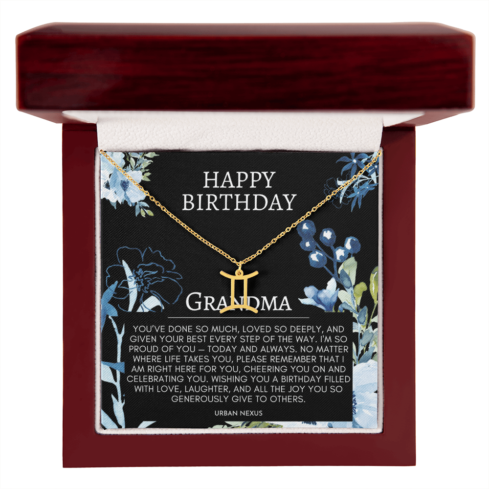 Grandmother Dainty Necklace | Horoscope, Zodiac, Star Sign