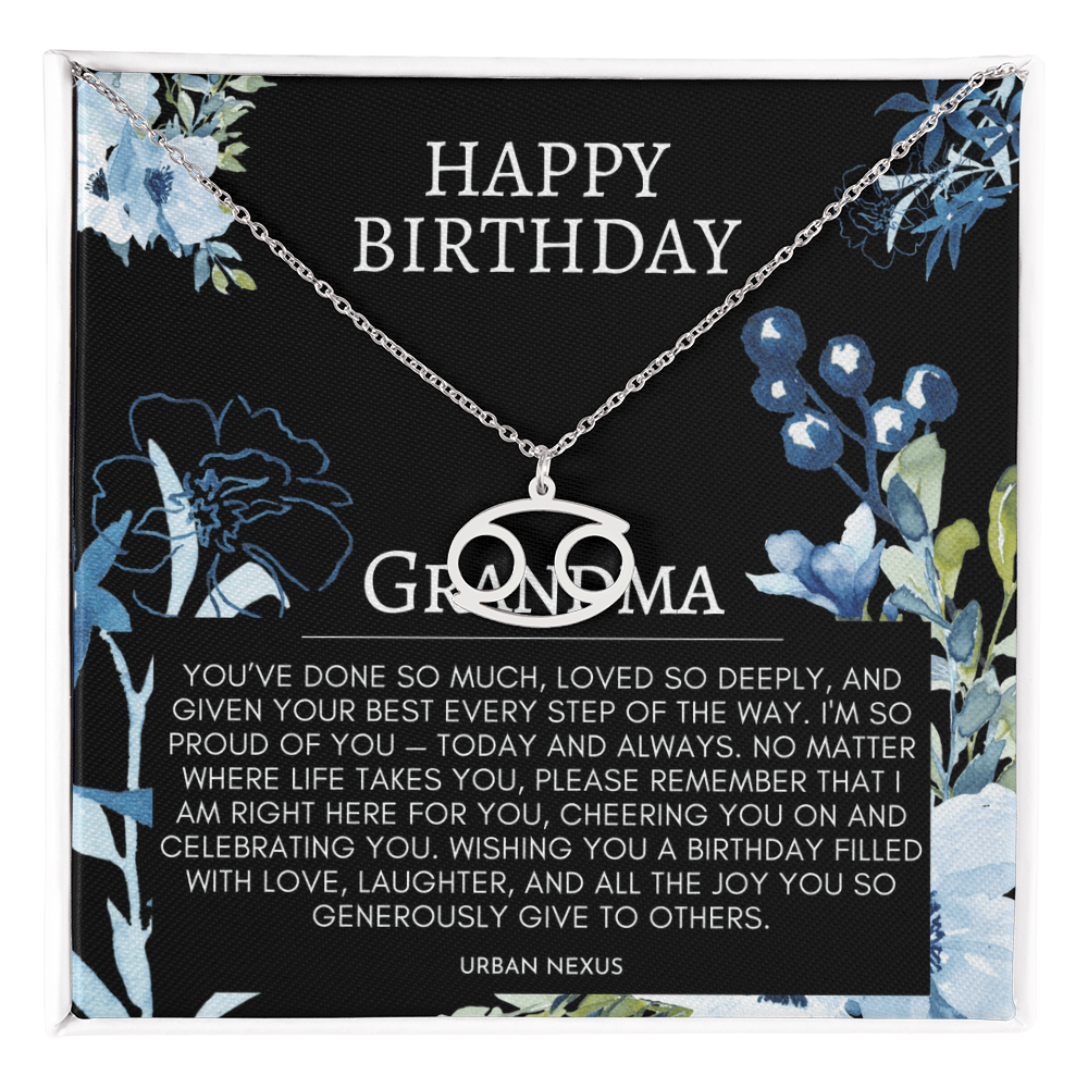 Grandmother Dainty Necklace | Horoscope, Zodiac, Star Sign
