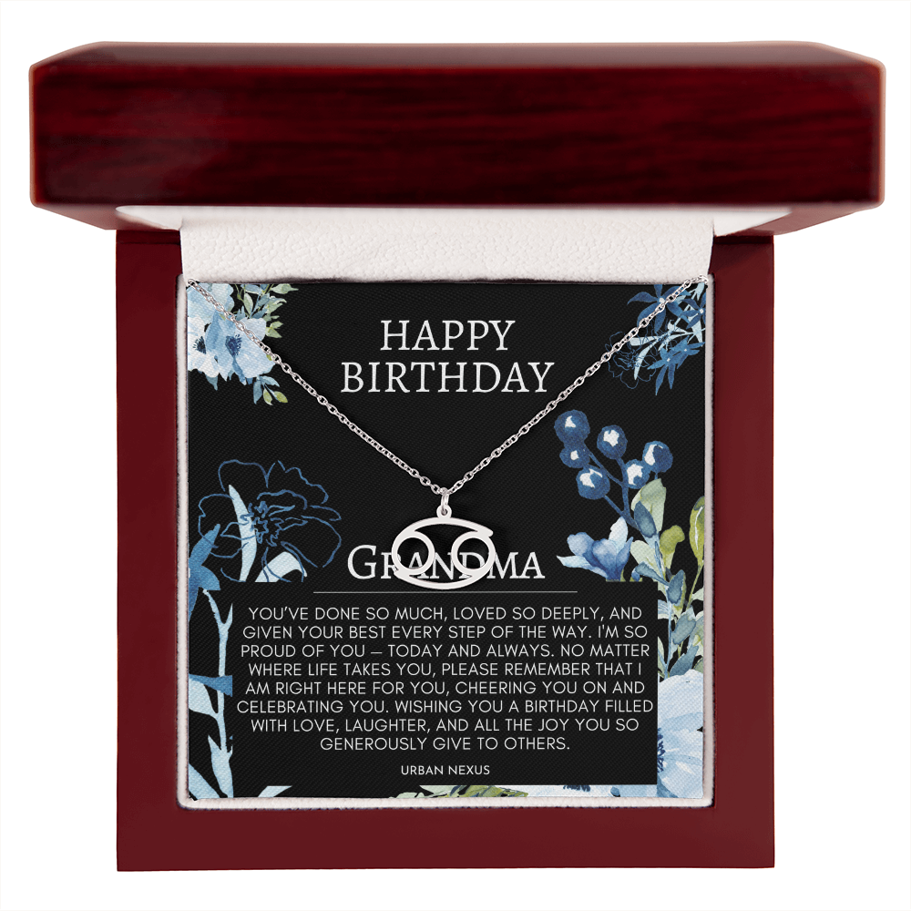 Grandmother Dainty Necklace | Horoscope, Zodiac, Star Sign