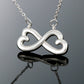 Double Heart Delicate Necklace | Grandmother, Grandma, Granny, Nana, Meemaw