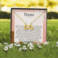 Double Heart Delicate Necklace | Grandmother, Grandma, Granny, Nana, Meemaw