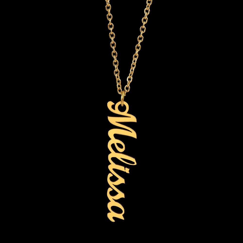 Dangle Name Necklace for Girlfriend 1 Year Dating Anniversary AT11 - Urban Nexus Store