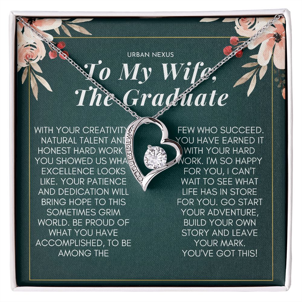 Heart Shape Pendant Good Graduation Gifts For Wife | Convocation Gifts For Her Sa3 - Urban Nexus Store