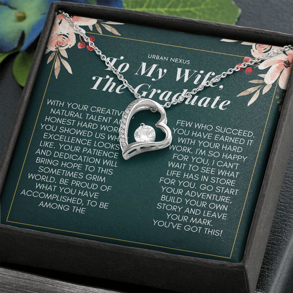 Heart Shape Pendant Good Graduation Gifts For Wife | Convocation Gifts For Her Sa3 - Urban Nexus Store