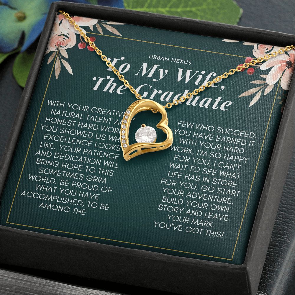 Heart Shape Pendant Good Graduation Gifts For Wife | Convocation Gifts For Her Sa3 - Urban Nexus Store