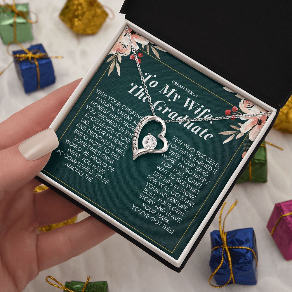 Heart Shape Pendant Good Graduation Gifts For Wife | Convocation Gifts For Her Sa3 - Urban Nexus Store