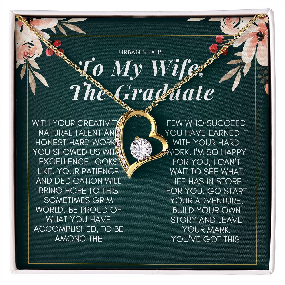 Heart Shape Pendant Good Graduation Gifts For Wife | Convocation Gifts For Her Sa3 - Urban Nexus Store