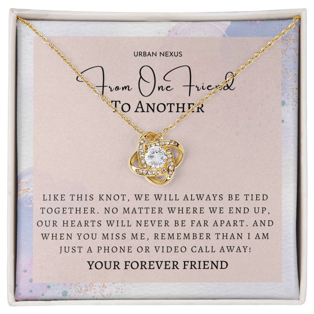 Love Knot Necklace Friendship Gift for Bestie, BFF or Best Friend ACx - Urban Nexus Store