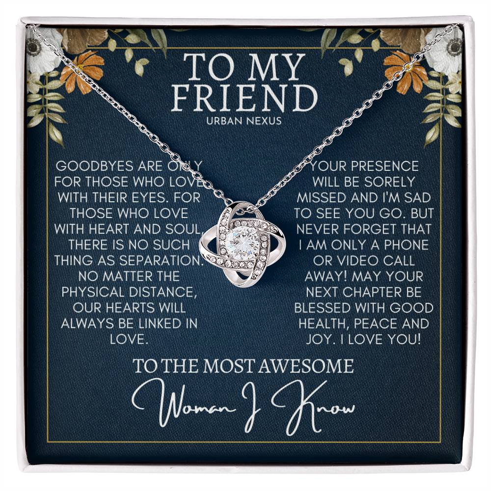 Love Knot Necklace Friendship Gift for Bestie, BFF or Best Friend ACx - Urban Nexus Store