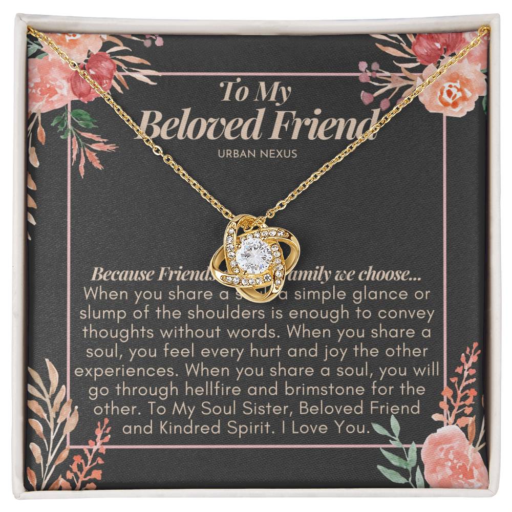 Love Knot Necklace Friendship Gift for Bestie, BFF or Best Friend ACx - Urban Nexus Store