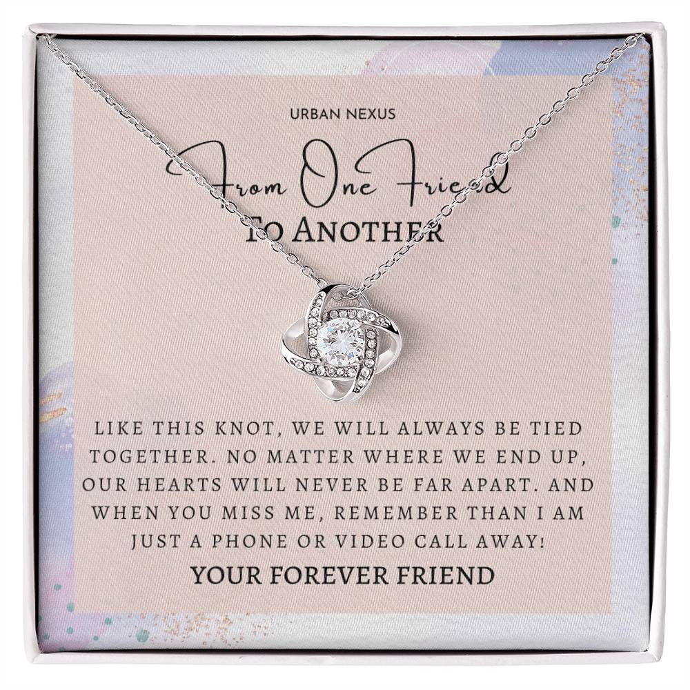 Love Knot Necklace Friendship Gift for Bestie, BFF or Best Friend ACx - Urban Nexus Store