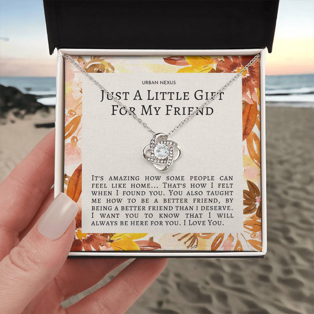 Love Knot Necklace Friendship Gift for Bestie, BFF or Best Friend ACx - Urban Nexus Store